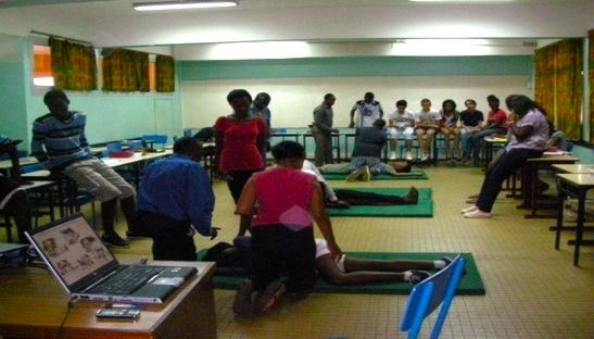Salle de classe pendant une formation PSMS