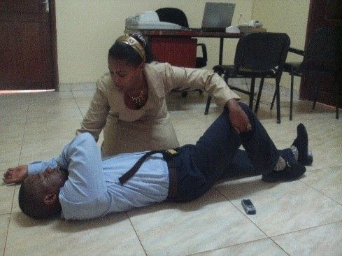Apprentissage de la position latérale de sécurité